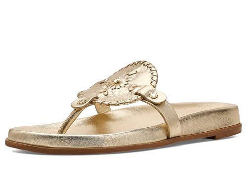 Jack Rogers Womens Collins Casual Sandal Platinum 8.5 Medium