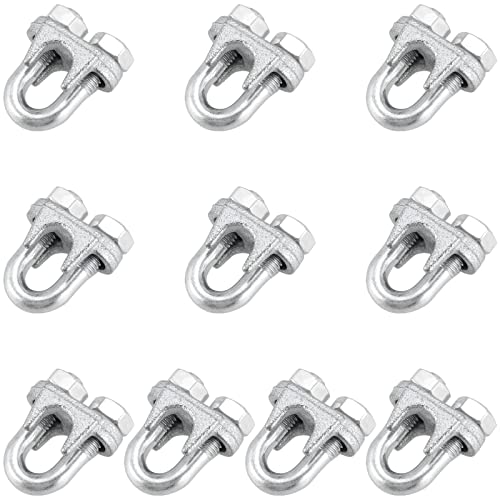 Kohand 10 Pack 1/2 Inch Wire Rope Clamp cover