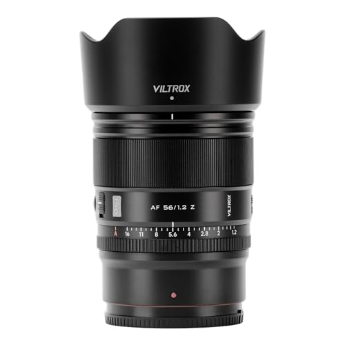 Image of VILTROX 56mm F1.2 Pro Z, AF 56mm f /1.2 Z for Nikon Z-Mount, F1.2 Large Aperture Portrait Lens for Nikon Z Mount Z5 II Z6 II Z7 II Z8 Z9 Zf Z6 III Z7 Z50 Z50 II Z30 Zfc ZR