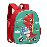 bolso mochila mujer rojo 【Estructura de la mochila】 La linda mochila escolar con patrón de animales en 3D tiene 3 bolsillos, 1 bolsillo principal y 2 bolsillos laterales. Las pequeñas mochilas escolares del jardín de infantes son suficientes para empacar material de oficina y otras necesidades que necesitan los niños en edad preescolar. Hay 2 compartimentos en el bolsillo principal, que pueden ayudar a su bebé organizar sus pertenencias. El panel de la mochila es un patrón 3D, carcasa dura moldeada por compresión eva.