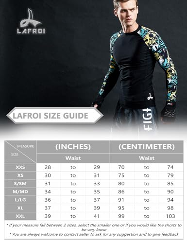 LAFROI Mens MMA Cross Training Boxing Shorts Trunks Fight Wear with Drawstring and Pocket-QJK01