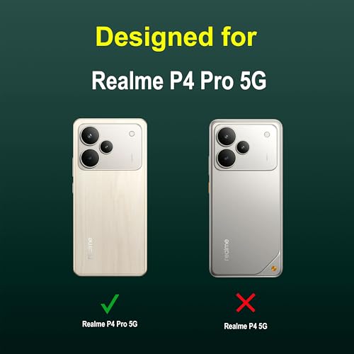 Image of Zapcase Back Case Cover for Realme P4 Pro 5G | Compatible for Realme P4 Pro 5G Back Cover | Liquid Silicon Magic Case with Camera Protection | Dark Green