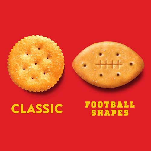 RITZ Football Shapes Original Crackers, Snacks for Kids and Adults, Party Snacks, Limited Edition, 12.3 oz (Pack of 2) - image 7
