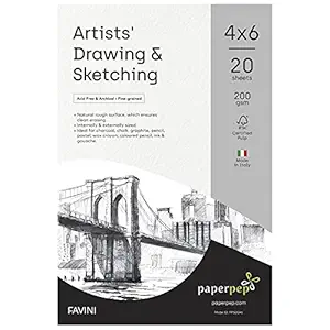 Artists' Sketching & Drawing Paper 200GSM 4