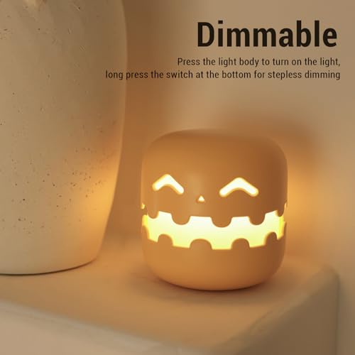 Lámpara de Mesita calabaza Zerodis recargable miniatura 3