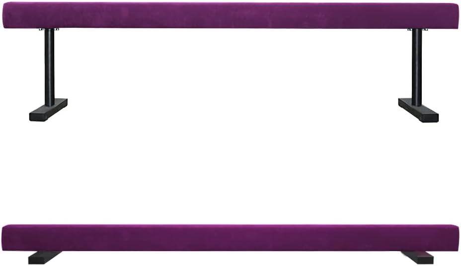 Gymnastics Balance Beam Gymnastic Practice Training Equipment for Kids Children Home Floor Use,8 Feet Long1