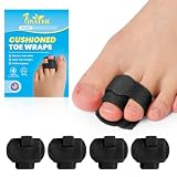JNATER Hammer Toe Straightener - 2 Pack Hammer Toe Corrector for Women & Men, Adjustable Toe Splints with Aluminum Plate Relief for Curled, Bent & Broken Toe, Support for Resting, Walking, Standing