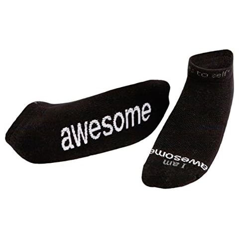 notes to self - I am Awesome Socks - Daily Inspirational Socks for Women & Men - L Cover