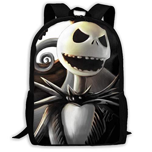 Beating Heart Mochila Escolar  Informal Personalizada Jack Skellington de Viaje Daypack