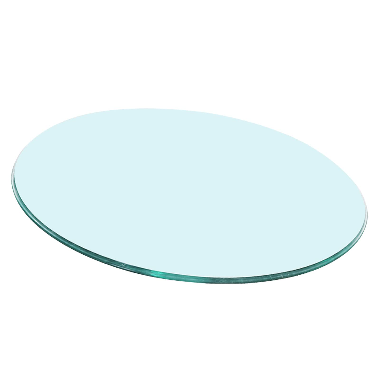 Plateau de table rond verre trempé pour rénovation de table basse et mobilier de salon