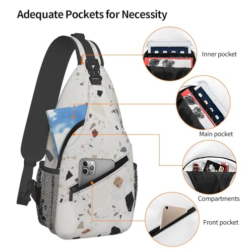 Mochila bandolera urbana negra tamaño único miniatura 3