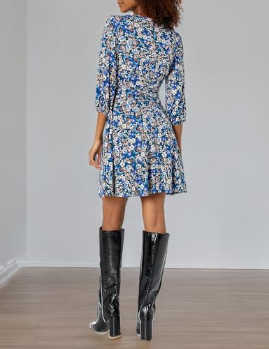 Image of Vince Camuto Women's Stretch Printed Tie Front Dress