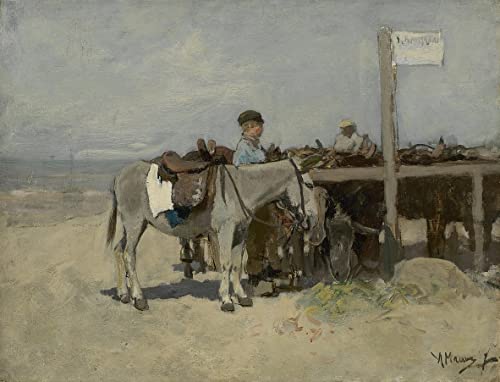 Art tableau d'art Anton Mauve pour ressentir la nostalgie poétique des plages d'antan