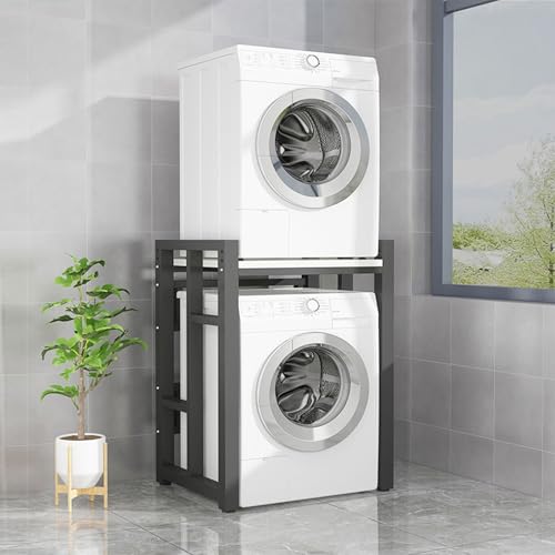 Étagères réglables pour lave-linge kit empilage universel charge 350 kg