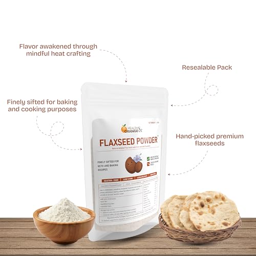 Image of H&O Defatted Flaxseed Flour - 400 Gram - High Protein, High Fibre & Low Fat - 100% Natural, Gluten-Free & Keto Friendly - Ideal for Baking, Smoothies & Healthy Cooking