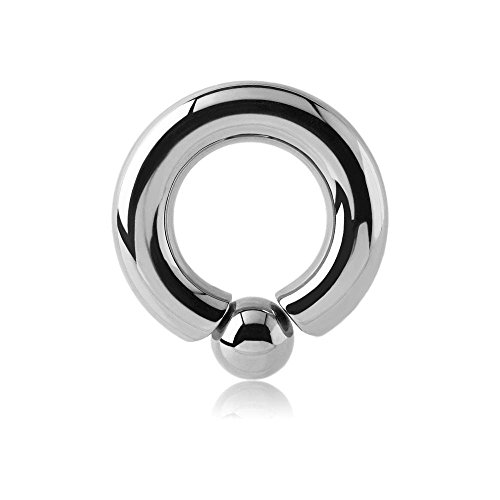 BodyJewelleryShop Titanium Screw-in Ball Rings - 4mm 12mm