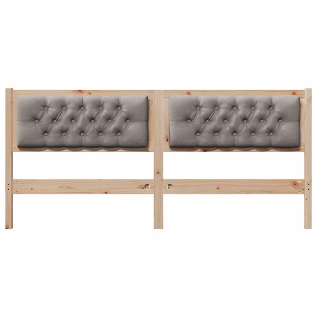 Testiera per Letto 160 cm in Legno Massello di Pino