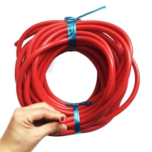 flexiable rubber Fitness Resistance Band Rope Tube 2 Meters Red 5mm x 10mm Bands Material Bands Latex Tube Rubber Tube drain elastic