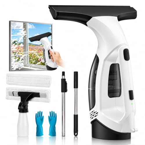 Yardsignup Window Vacuum with Pole