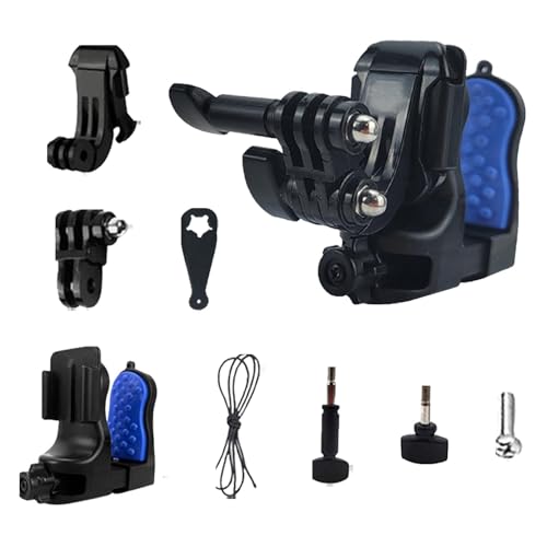 Soporte de barbilla para casco con action camera mount ligero para moto
