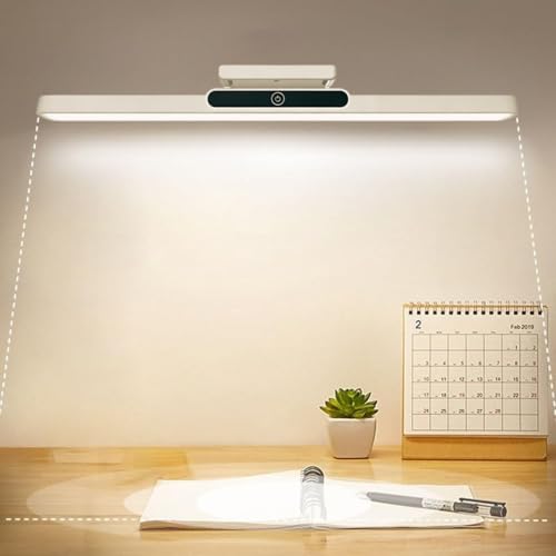 Image of One94Store Rechargeable LED Cabinet Light - Wireless Under Cabinet Lighting with 3 Color Modes, 1200mAh Battery, Touch Control & Magnetic Mount for Kitchen, Wardrobe & Bedroom, White