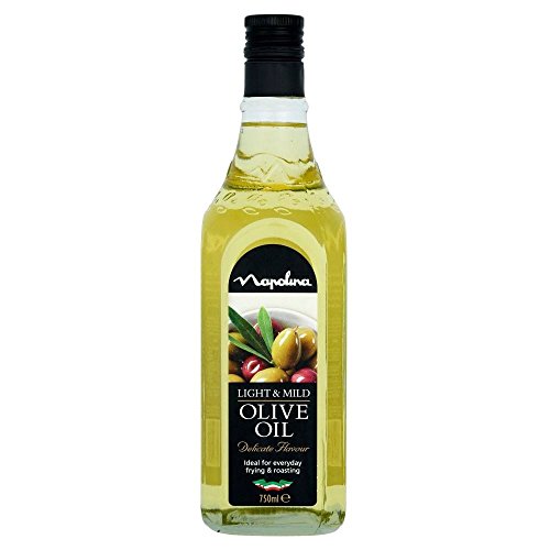 Aceite de oliva Napolina Light & Mild 750 ml Pack de 6