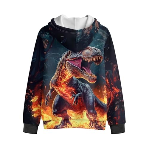 Zip Up Hoodies for Kids Boys 6-16Y Soft Fleece Jackets Long Sleeve Zipper Sweatshirts with Pocket3