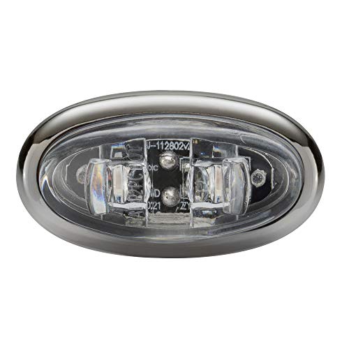 LUZ LED MINI OVAL CON 2 DIODOS 2" X 3/4" PARA REMOLQUE miniatura 3