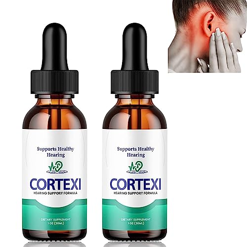 Cortexi - Gocce di supporto per l'udito – Aiuta con la salute del timpano, Cortexi gocce auricolari, promuove la chiarezza uditiva, supporta un udito sano – Olio d'oliva di grado medico per cerume (2