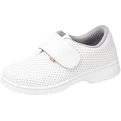 Zapatos De Trabajo Mujer Blancos DIAN 1807-LM Blanco Talla 40, Zapato de Trabajo Unisex Certificado CE EN ISO 20347 Marca