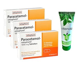 Paracetamol-ratiopharm 1000 mg Tabletten 3x10 Stück