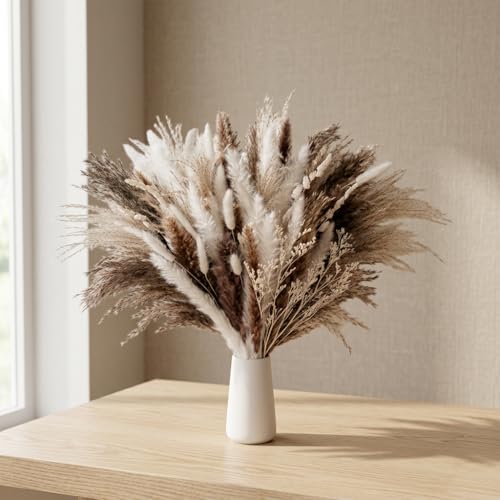 Bouquet de flores secas pampas grass decor 80 piezas miniatura 7