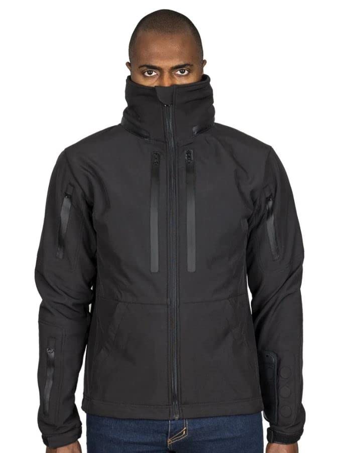 Tradecraft Tactical Jacket 2.0 - Mens EDC/CCW Ready - 10 x 12 Pouch Front & Back3