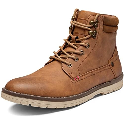 Vostey Men’s Chukka Boots Motorcycle Casual Hiking Boot for Men