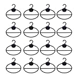 Zanthicia 20 Stück ABS Krawattenhalter für die Aufbewahrung zu Hause, schlanke Oberfläche und platzsparender Schal Aufhänger, Schal Aufhänger, Halter Krawatten