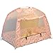LWKBE Seguridad de la Cuna del bebé Pop up Tent-Premium Cama para bebé Cubierta de Red con Dosel | Elegante y Robusta Red de Cuna para bebés,Pink