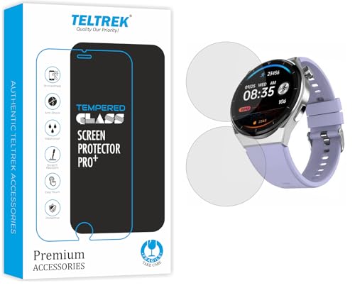 Image of Screen Protector Compatible With Alt Spunk Pro Smartwatch, Full Hydrogel TPU Screen Guard not a Tempered Glass (Pack of 2)