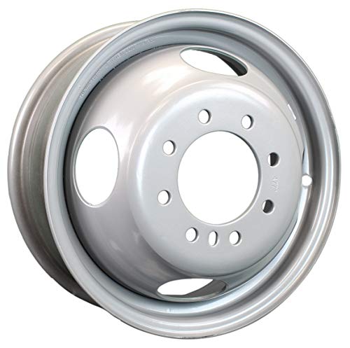 eCustomrim Dually Dual Silver Grey Trailer Wheel...