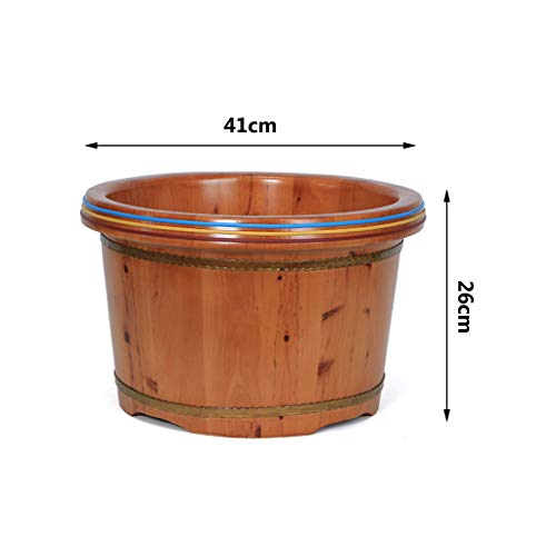 Cubeta de madera para baño de pies 41cm x 26cm miniatura 7