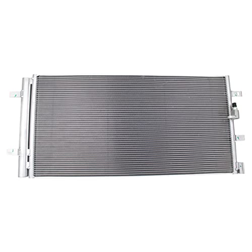 Image of TRQ A /C Condenser and Receiver Drier Assembly Compatible with 2013-16 Audi A4 13-16 A4 Quattro 13-14 A5 13-17 A5 Quattro 13-16 allroad 13-17 Q5 13-17 S5 15-17 Porsche Macan