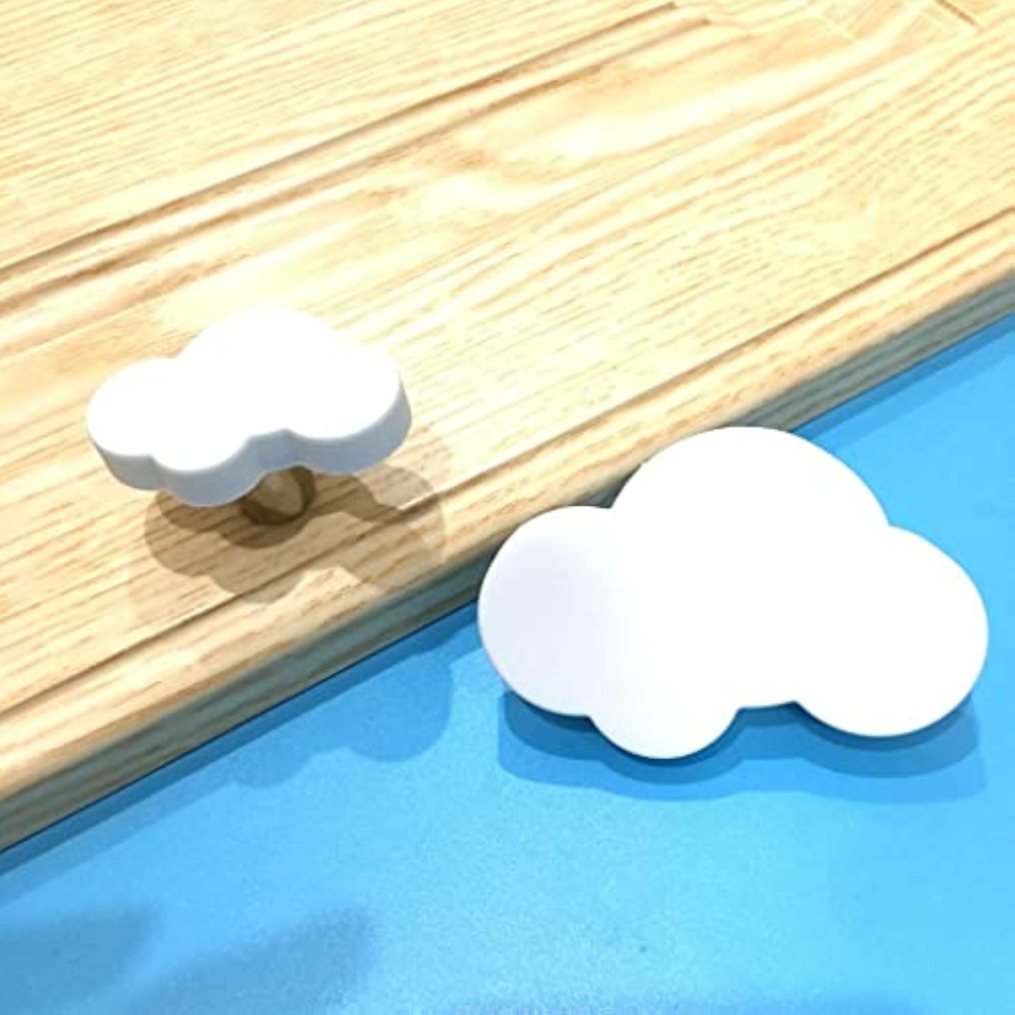 Kids Furniture Knobs Decorative PVC Drawer Pulls