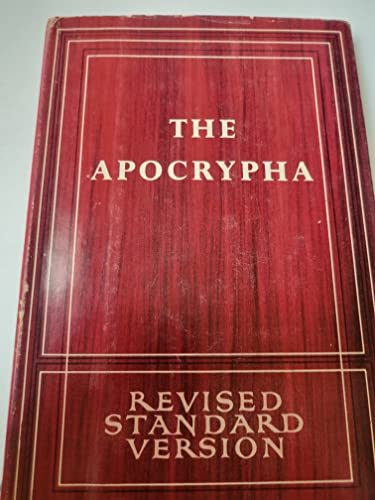 Apocrypha Revised Standard Version B0043R1T7Y Book Cover