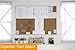 DexBoard Large Cork Board 48 x 36 Inch with Satin-Finished Aluminum Frame, Notice Bulletin Board Memo Pin Board for Office and Home Usage, Ten Free Pins Included