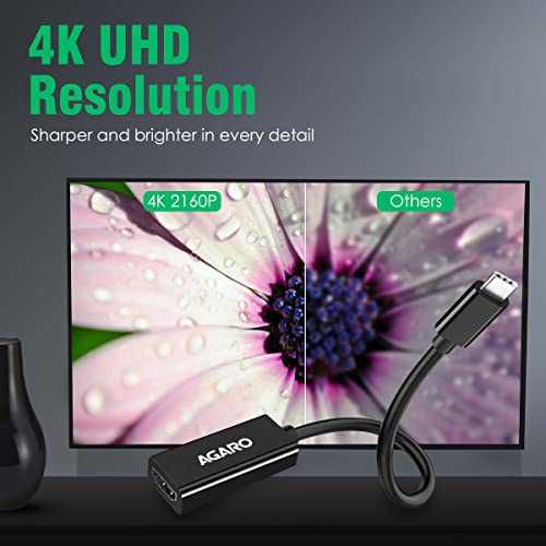 Image of AGARO Type-C 3.1 to HDMI Converter, Portable, 0.2 Meters, Compatible for MacBook Pro, Laptop, PC and More Type C Devices