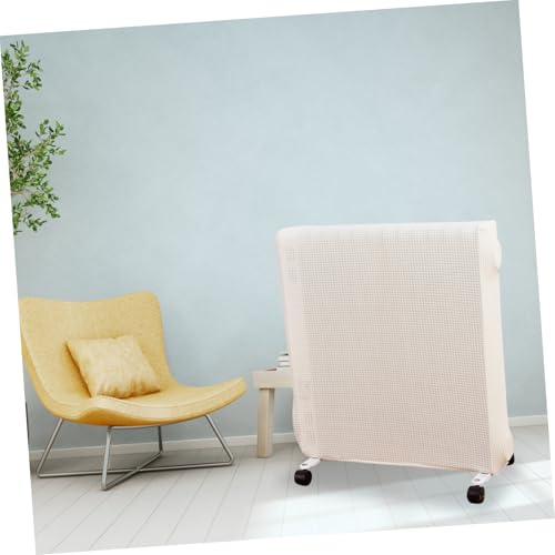 Funda de radiador y calentador de aceite PRETYZOOM en tela decorativa beige 5