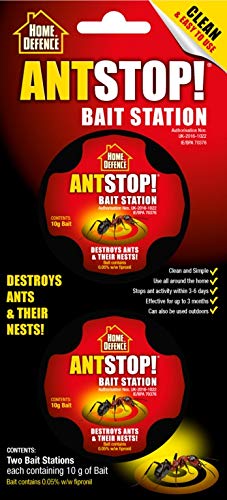 Preisvergleich Produktbild Home Defence Ant Stop Köderstation vernichtet Ameisen und deren Neste, enthält Fipronil