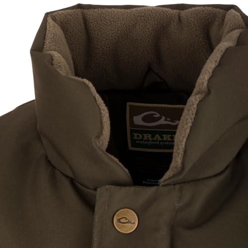 Drake Waterfowl Men's Throwback80 Featherless Insulated Waterproof Windproof TPU-Laminated Cold-Weather Hunting Puffer Vest3
