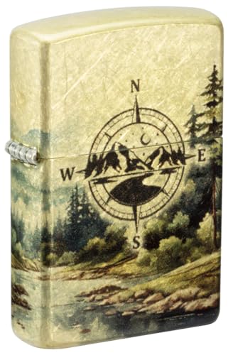 Zippo Encendedor Outdoor de Latón miniatura 1