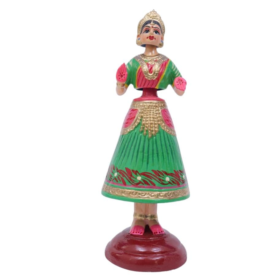 Handcrafted Kondapalli Dancing Doll | Butta Bomma | 12 Inch