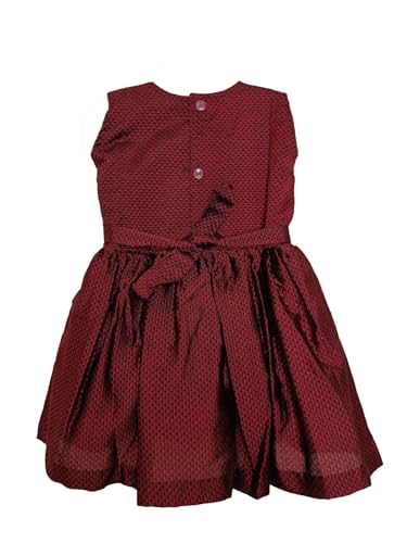 Image of Girl's Indian Traditional Ethnic Wear Reshim Cotton Khan Side Freel Frock